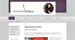 Desktop Screenshot of emmanuel-delmas.com